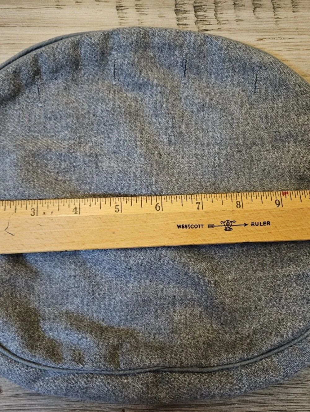 Bermuda Bag Cover Grey Wool Fall Winter NWOT